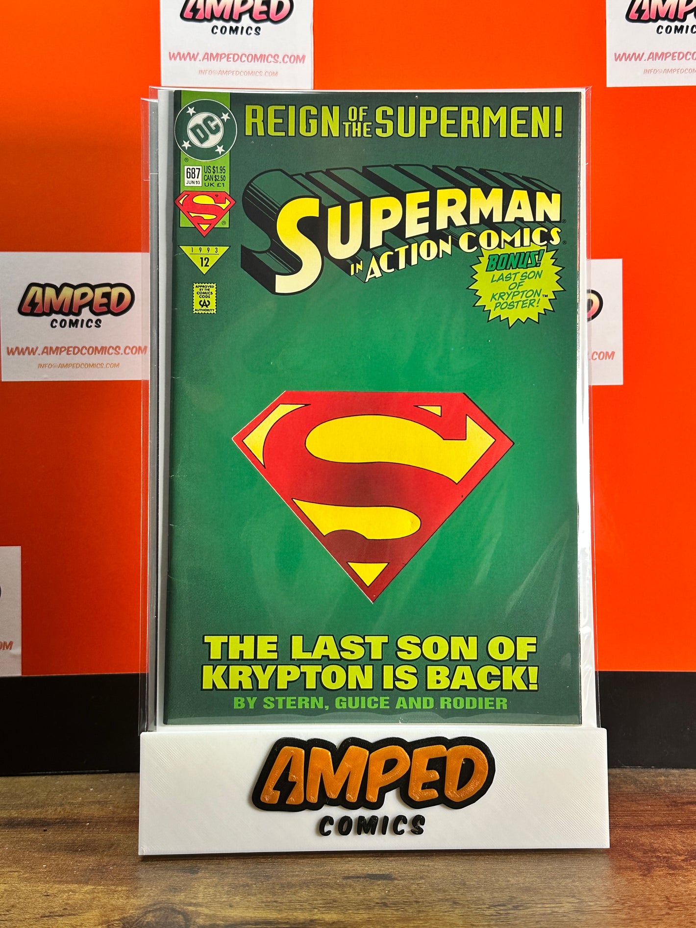 Superman in Action Comics 687 DC 1993 Reign of the Supermen