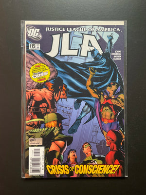 JLA 115 DC Comics Aug 2005 Crisis of Conscience Part 1