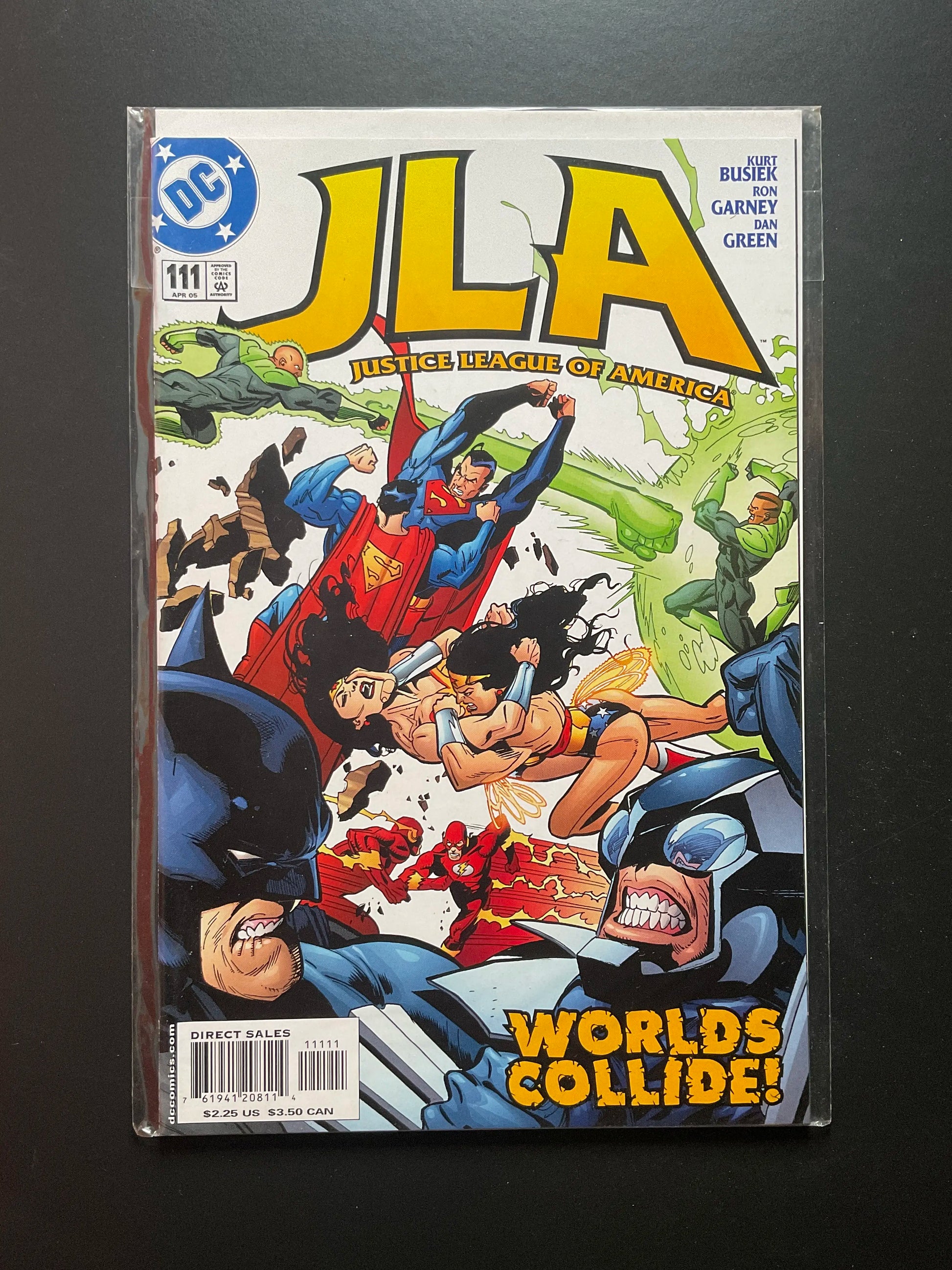 JLA 111 DC Comics Apr 2005 Worlds Collide Kurt Busiek