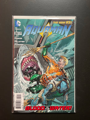 Aquaman 28 The New 52 DC Comics 2014 Blood in the Water