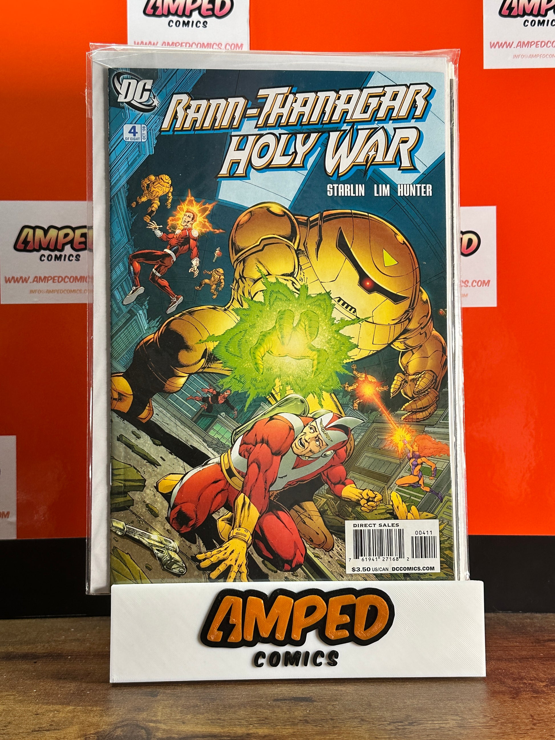 Rann-Thanagar Holy War 4 DC Comics 2008 Starlin Lim Hunter