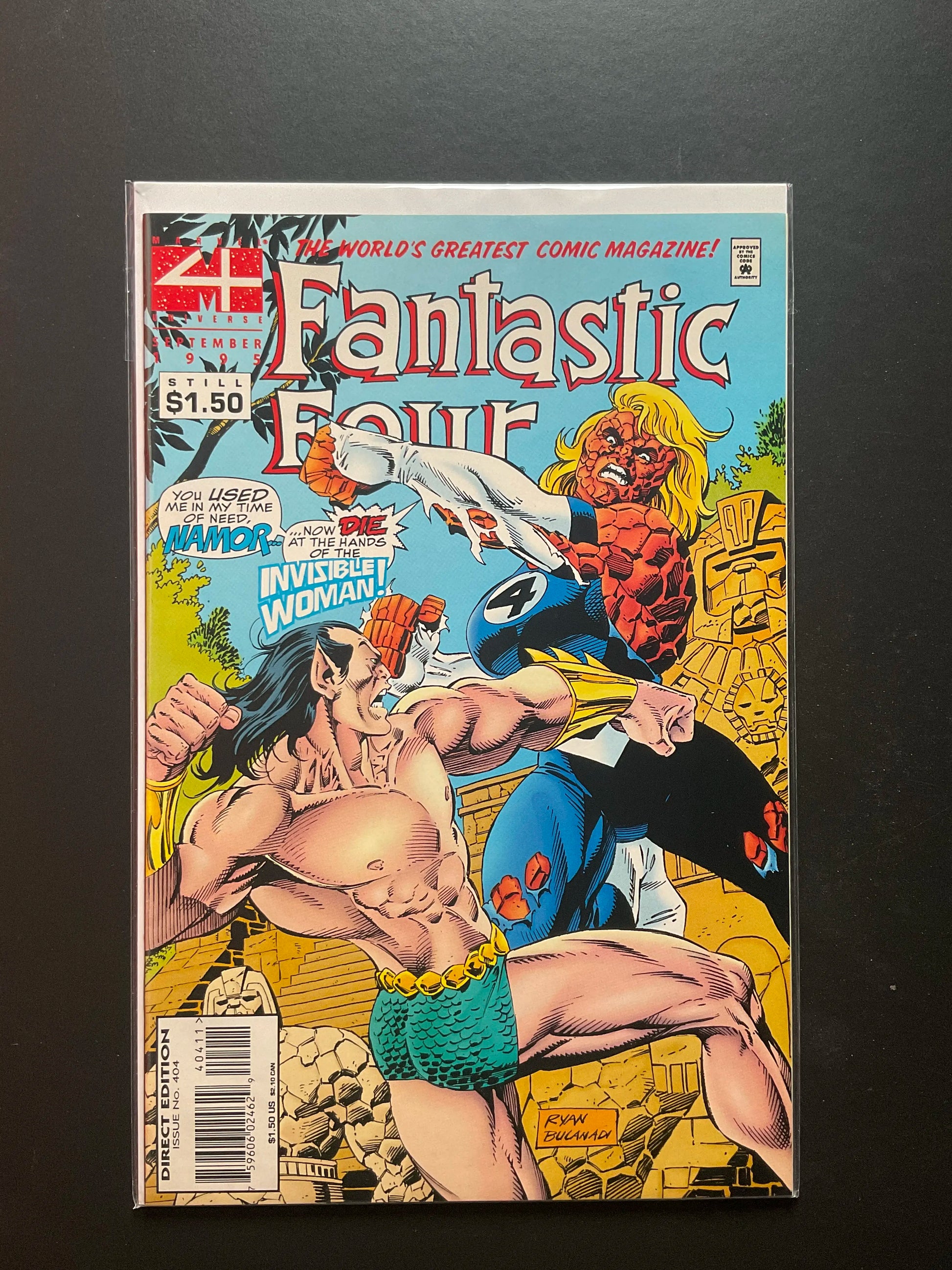 Fantastic Four 412 (Marvel, September 1996) Namor Invisible Woman