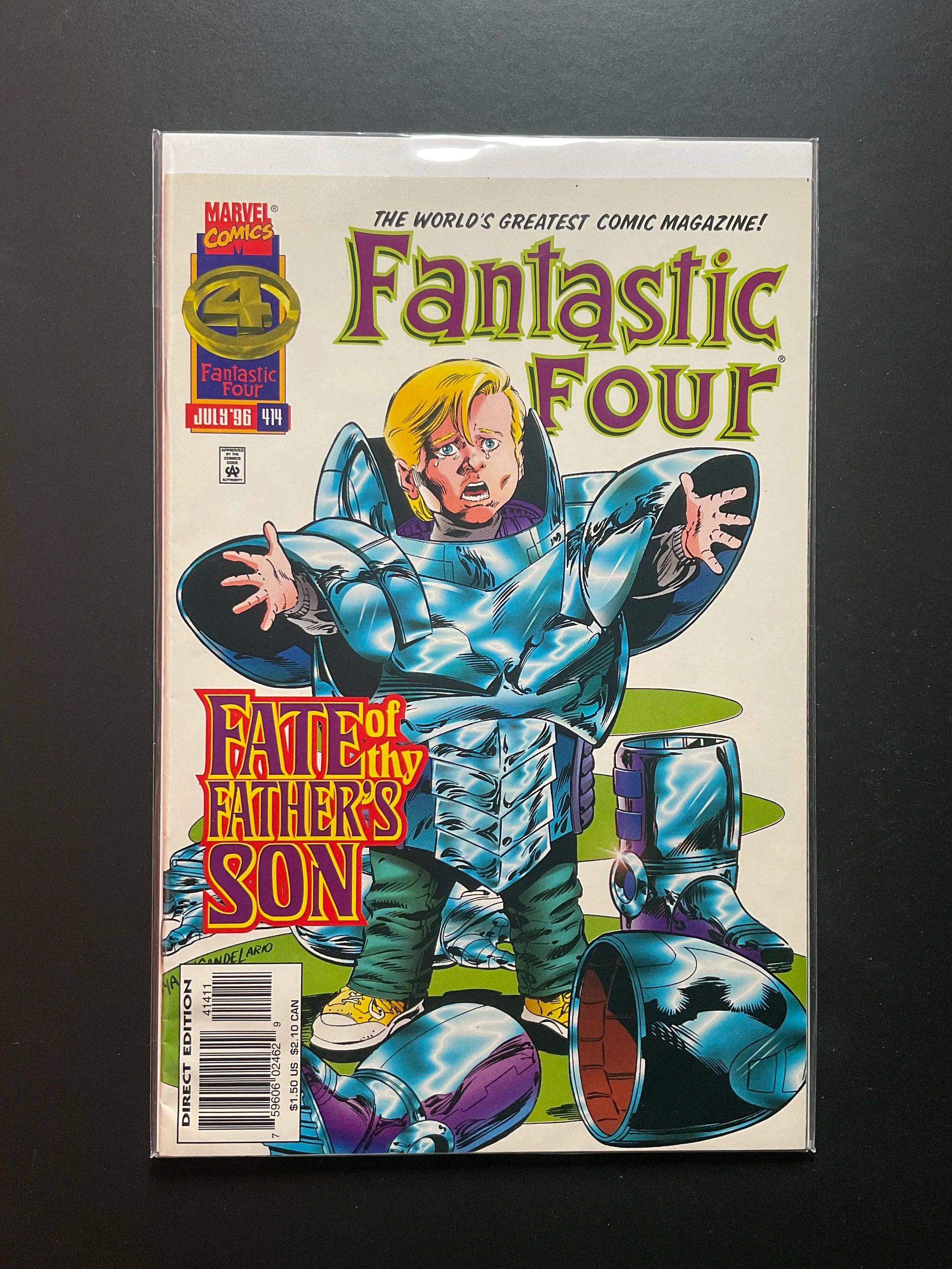 Fantastic Four 414 Marvel Comics July 1996 Fate of Thy Fathers Son