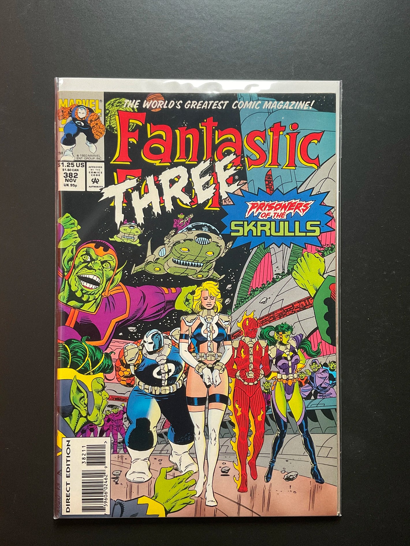 Fantastic Four 382 Marvel Comics Nov 1993 Prisoners of the Skrulls