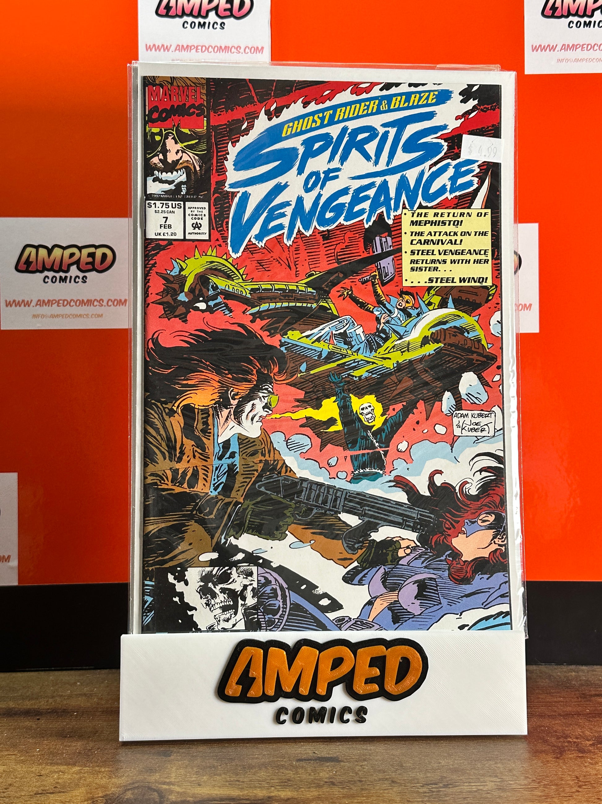 Ghost Rider Blaze Spirits of Vengeance 7 (Marvel, Feb 1993)