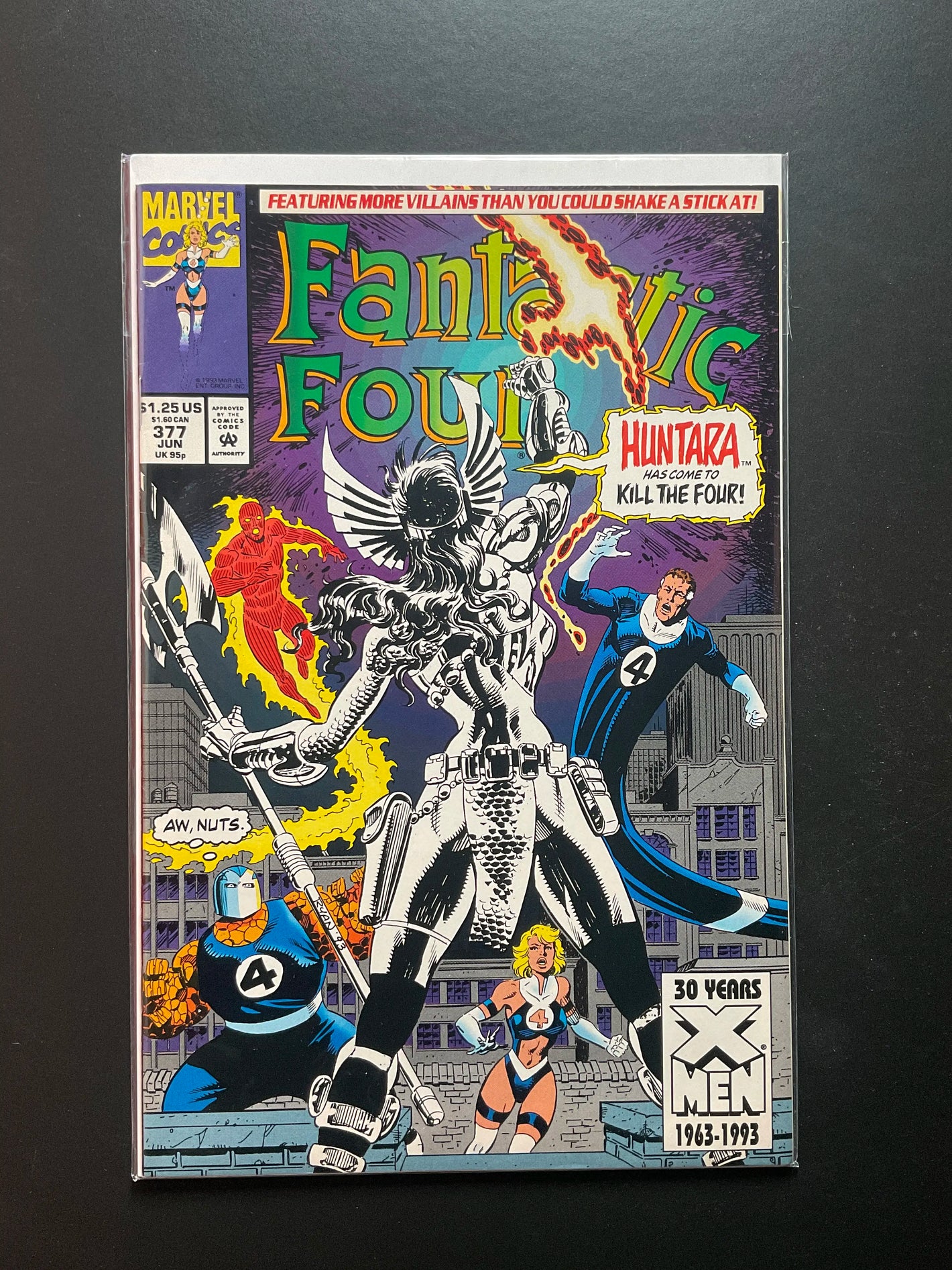 Fantastic Four 377 Marvel Comics June 1993 Huntara Appearance