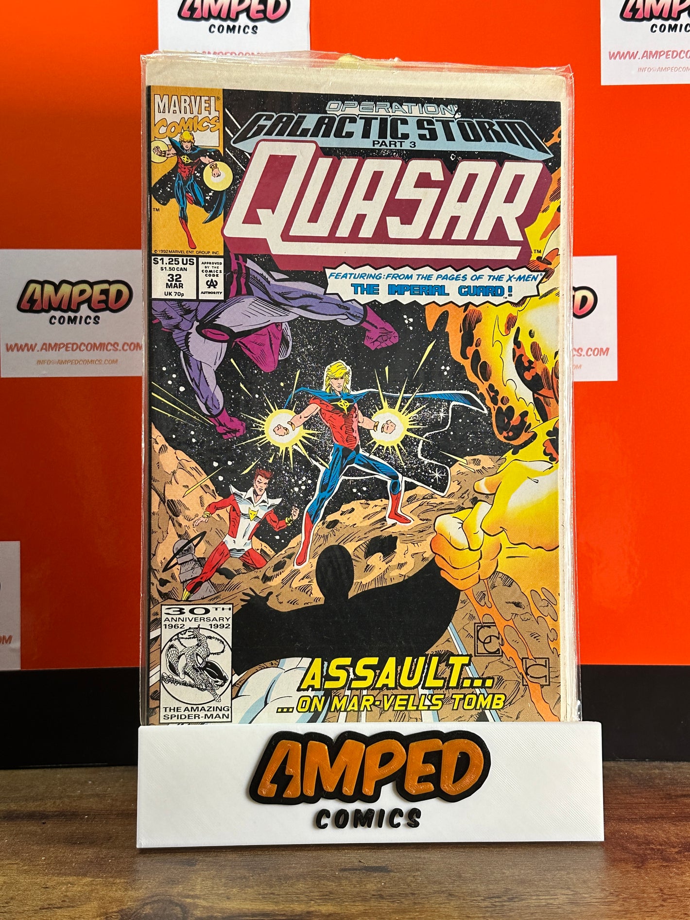 Quasar 32 Marvel Comics Mar 1992 Operation Galactic Storm Part 3