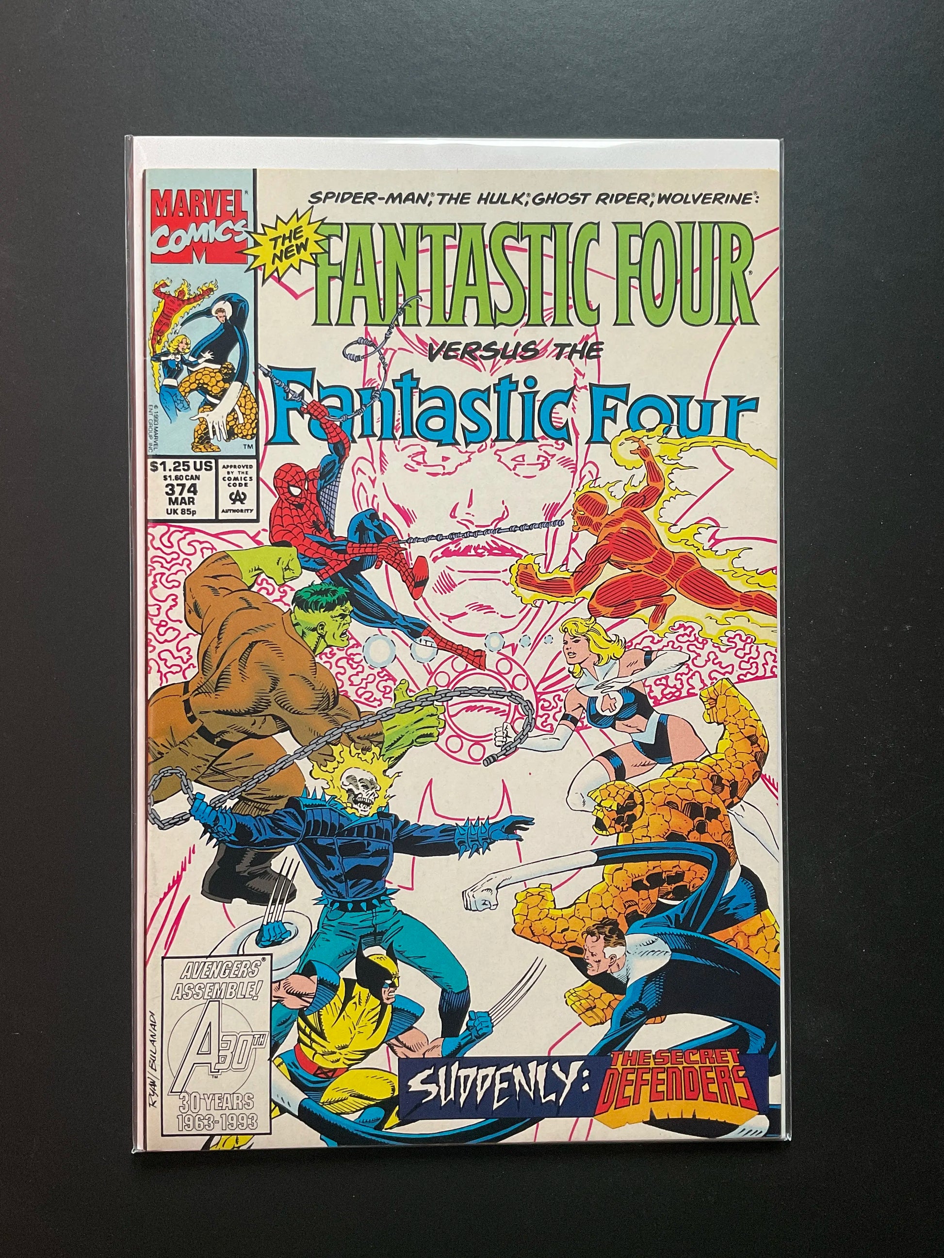 Fantastic Four 374 Marvel Comics March 1993