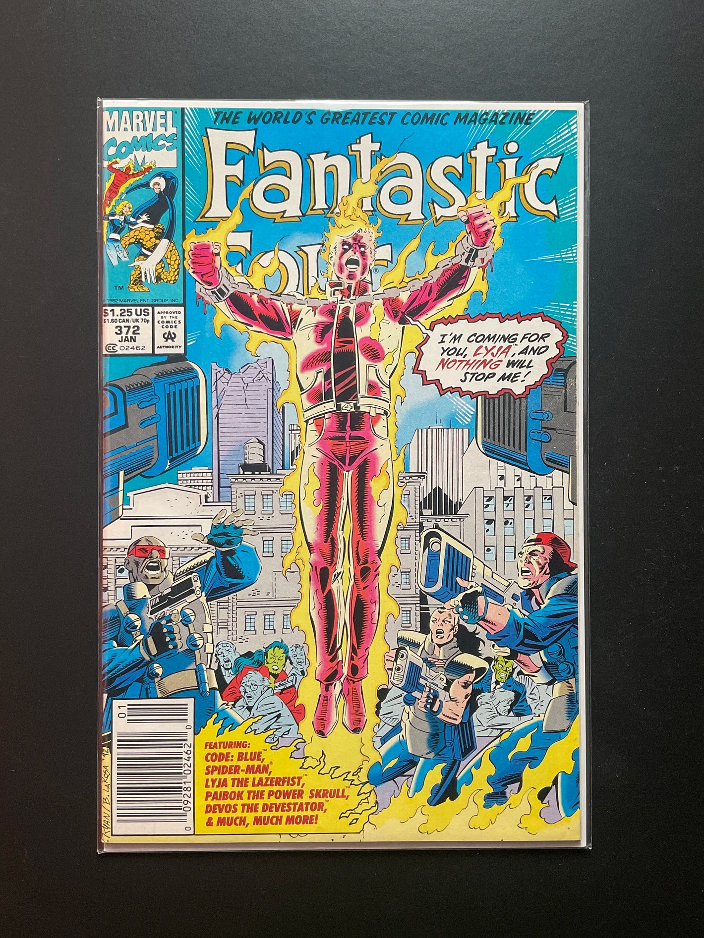 Fantastic Four 372 Marvel Comics Jan 1993 - NEWSSTAND