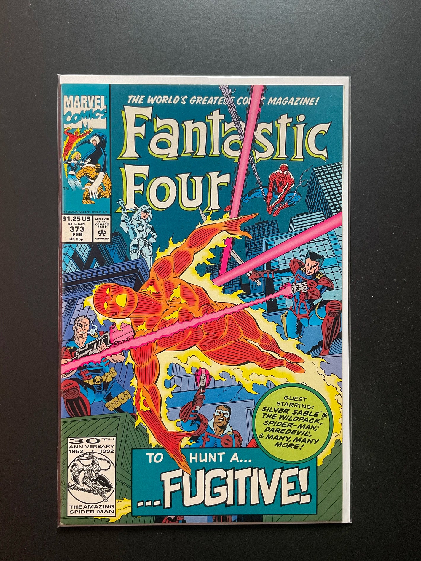 Fantastic Four 373 Marvel Comics Feb 1993 Spider-Man Appearance