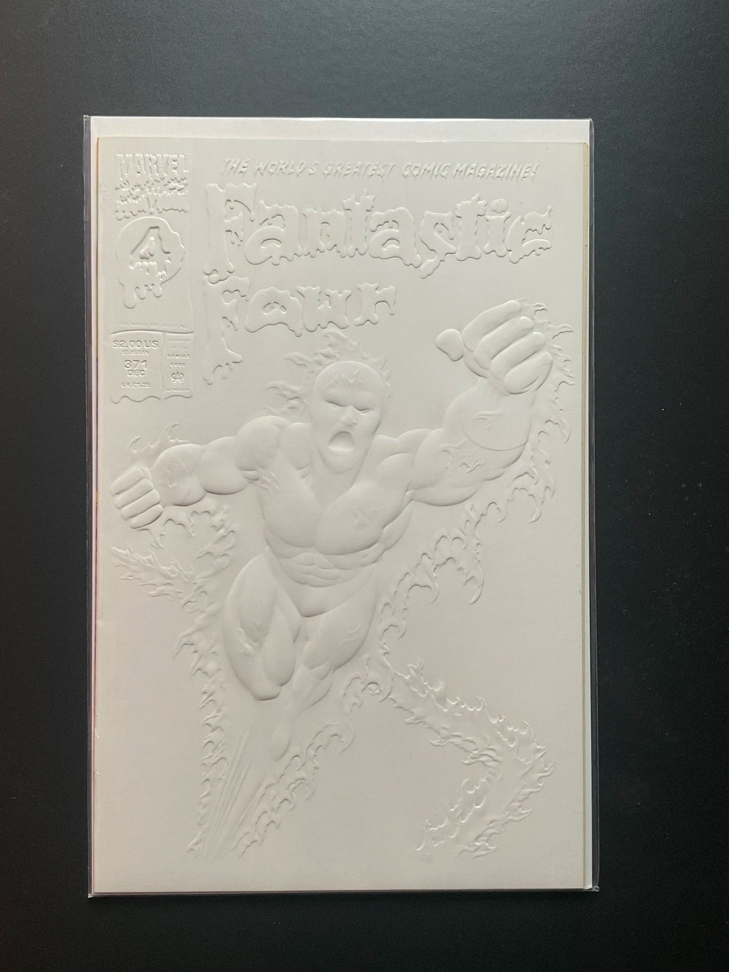 Fantastic Four 371 Embossed Cover Marvel 1992
