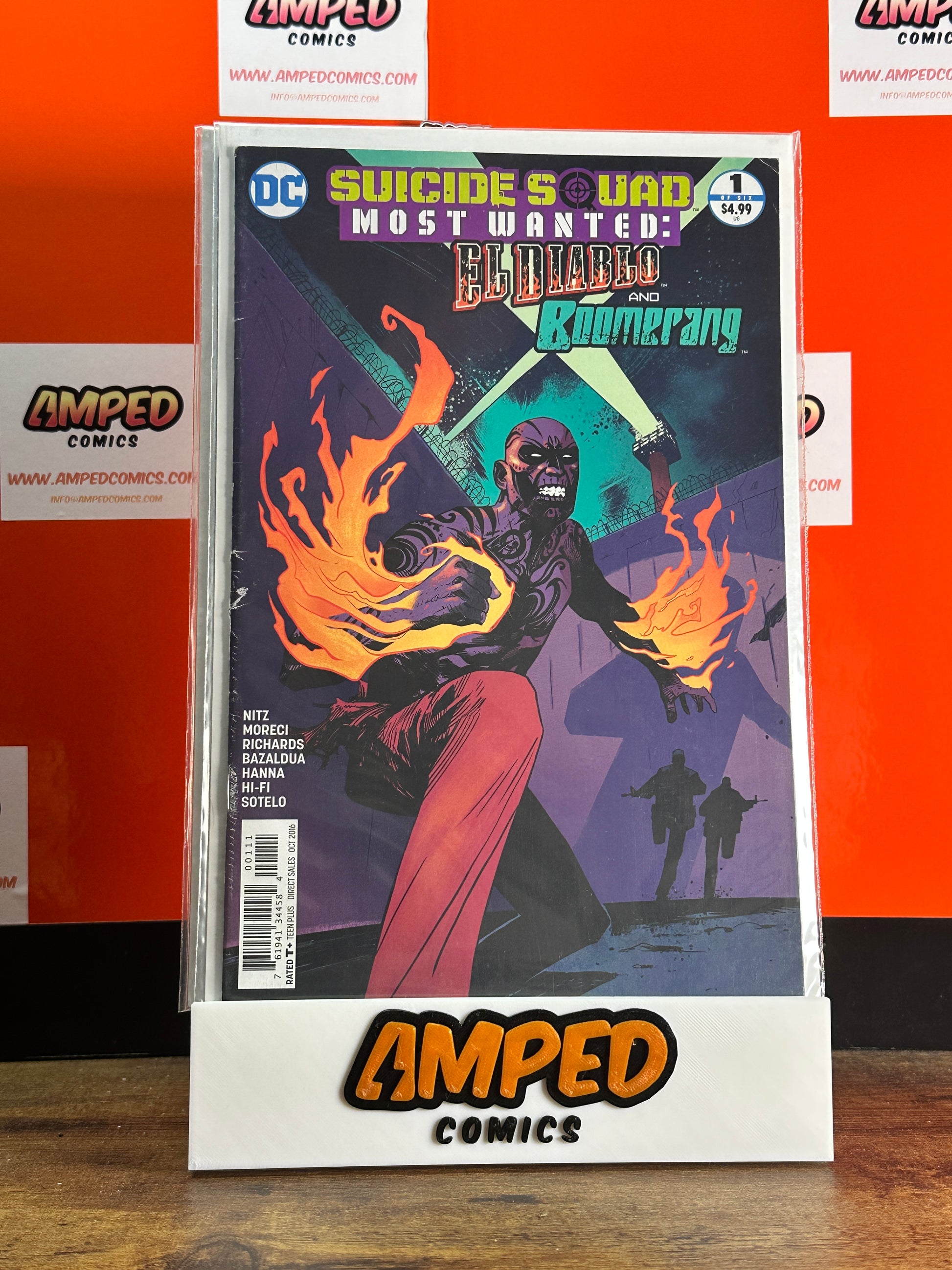 Suicide Squad Most Wanted 1 El Diablo Boomerang DC Comics