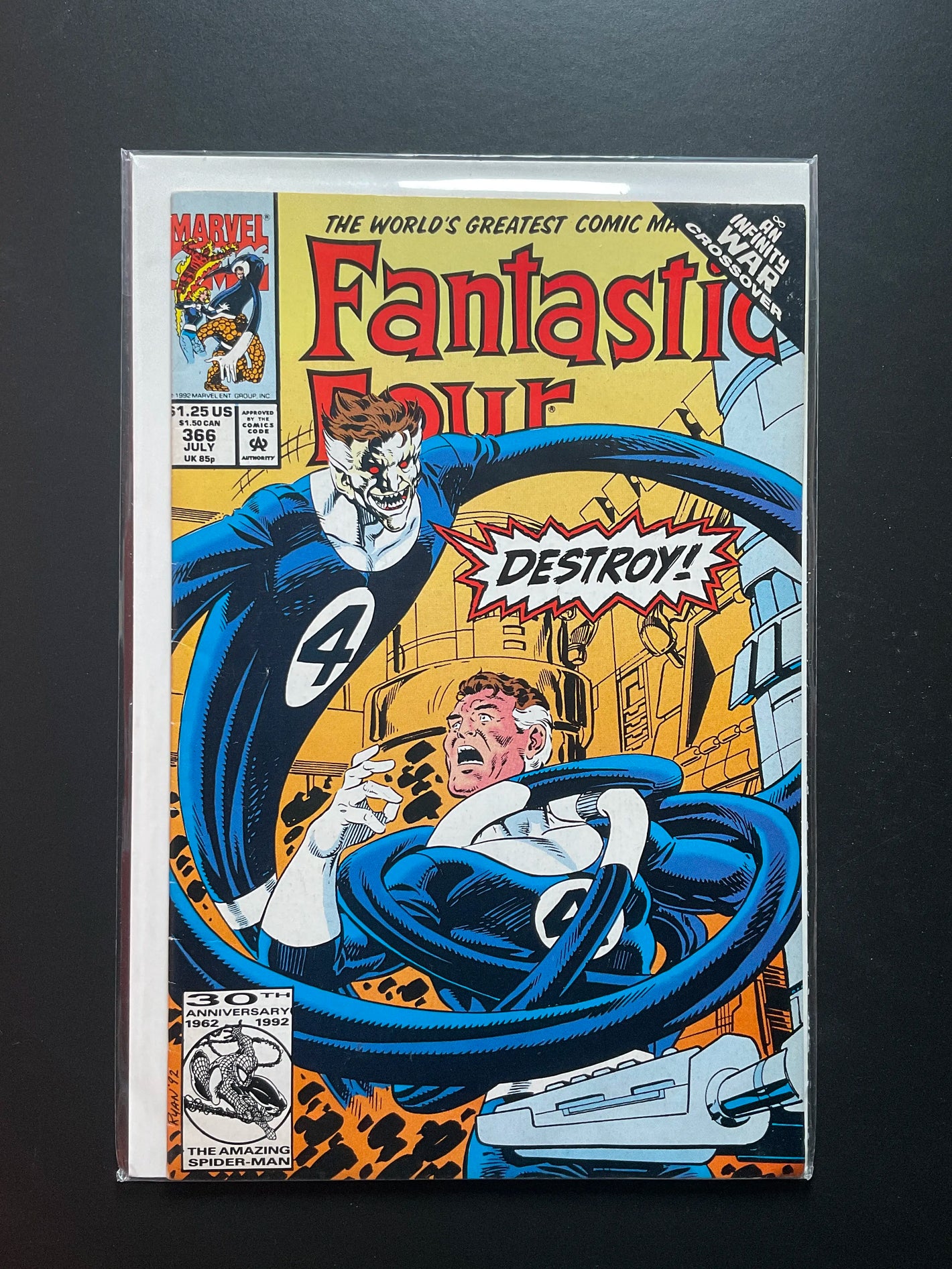 Fantastic Four 369 Marvel Comics July 1992 Infinity War Crossover