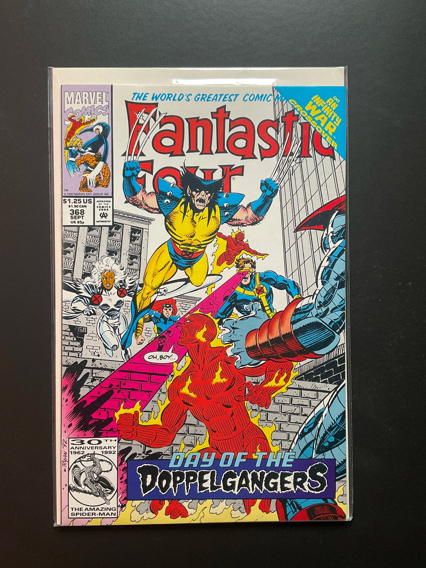 Fantastic Four 368 Marvel Comics Sept 1992 Infinity War Crossover