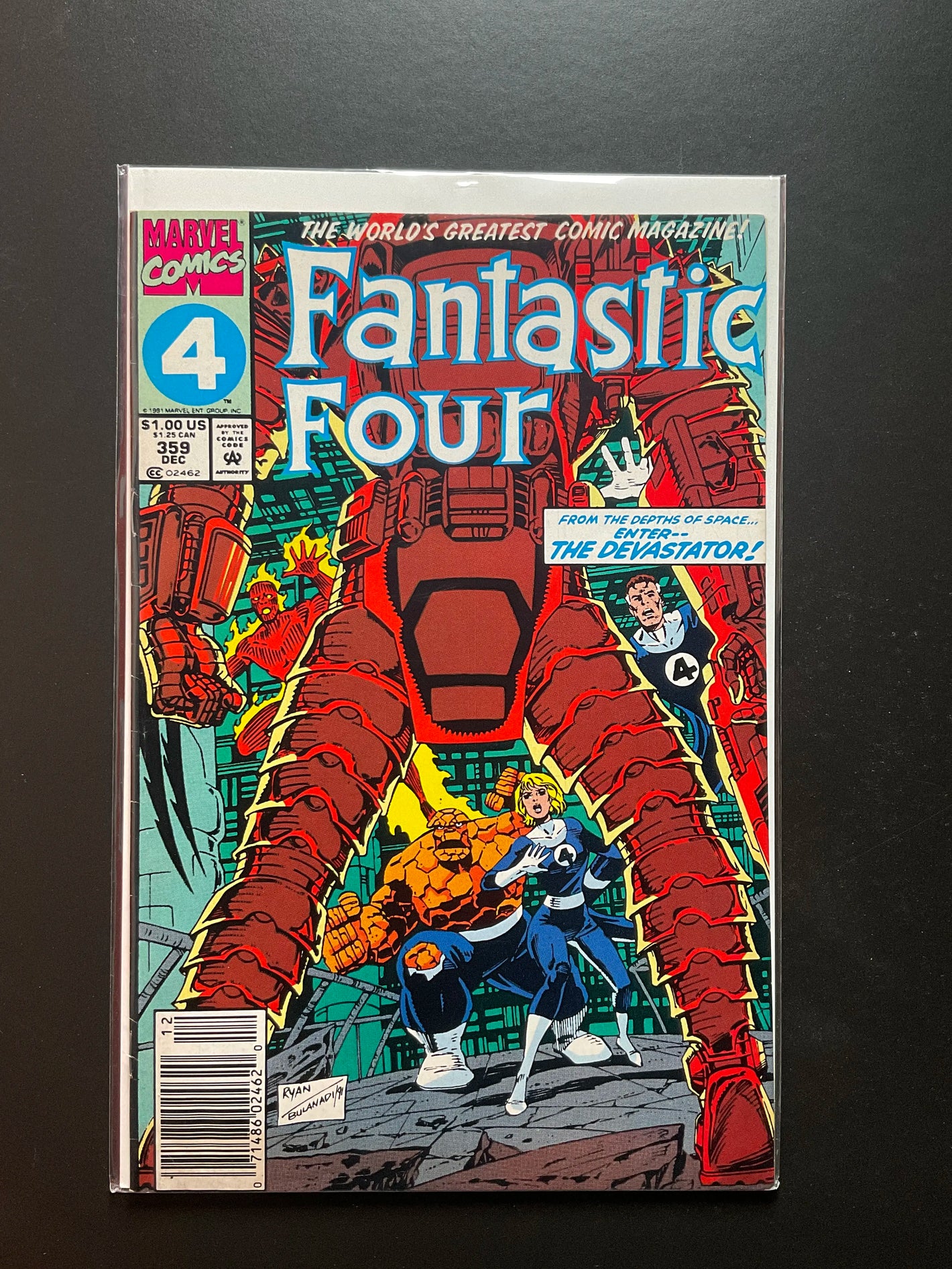 Fantastic Four 359 Marvel Comics Dec 1991 The Devastator