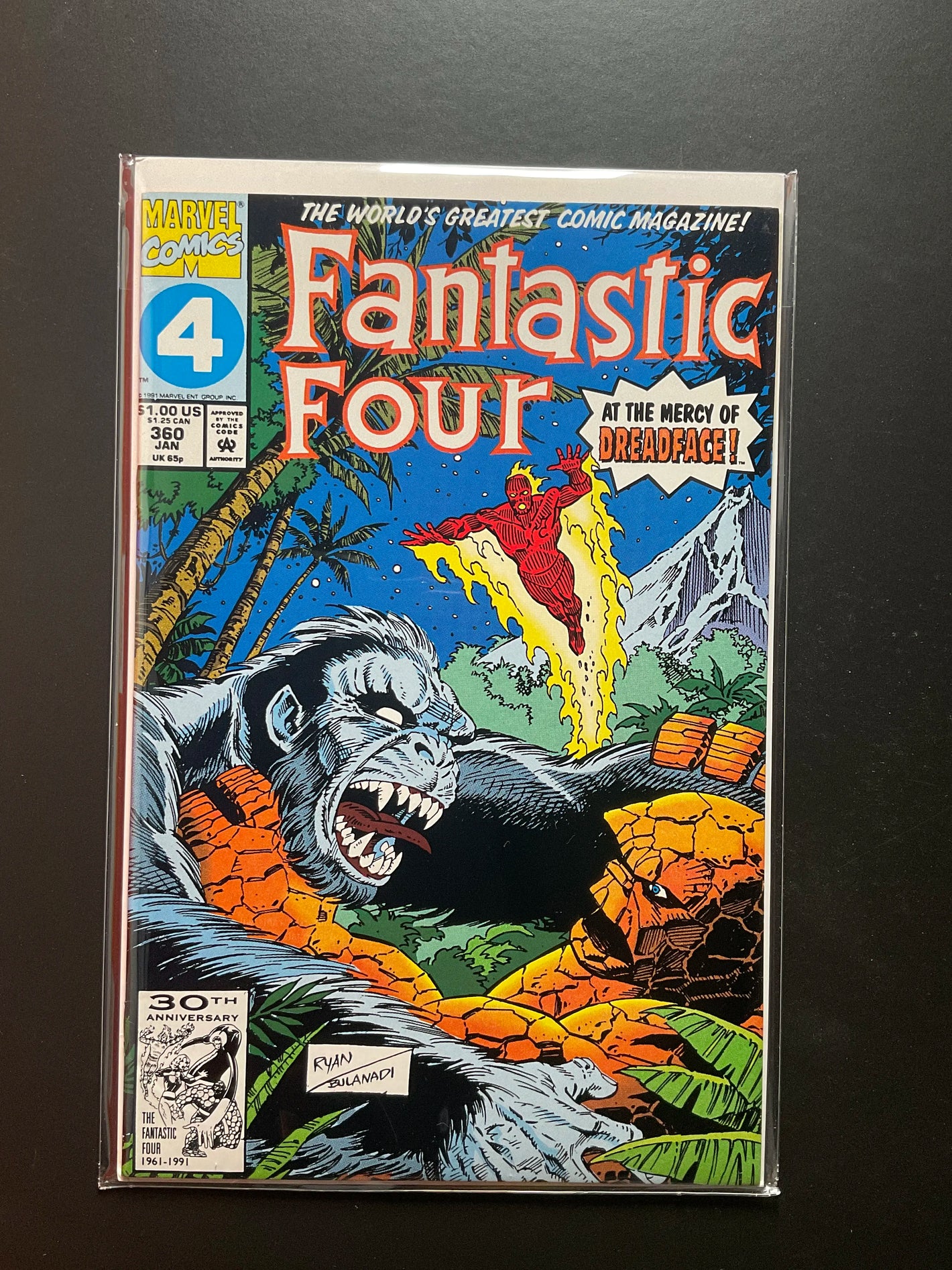 Fantastic Four 336 Marvel Comics Jan 1990 Dreadface Appearance