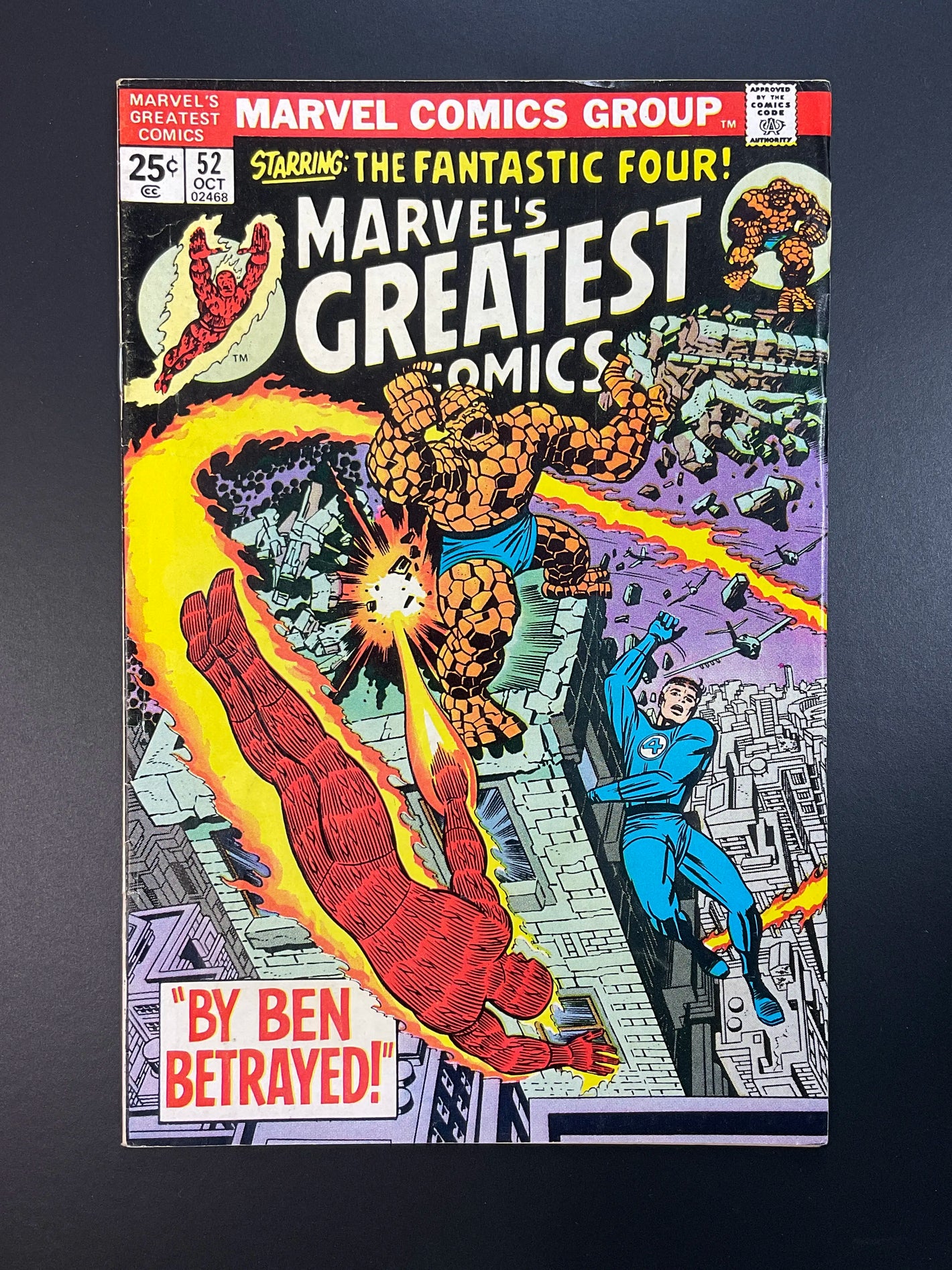 Marvels Greatest Comics 52 Oct 1974 Fantastic Four Marvel