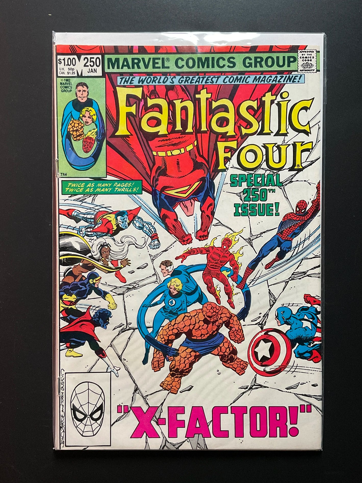 Fantastic Four 250 Marvel Comics 1982 Special 250th Issue - A