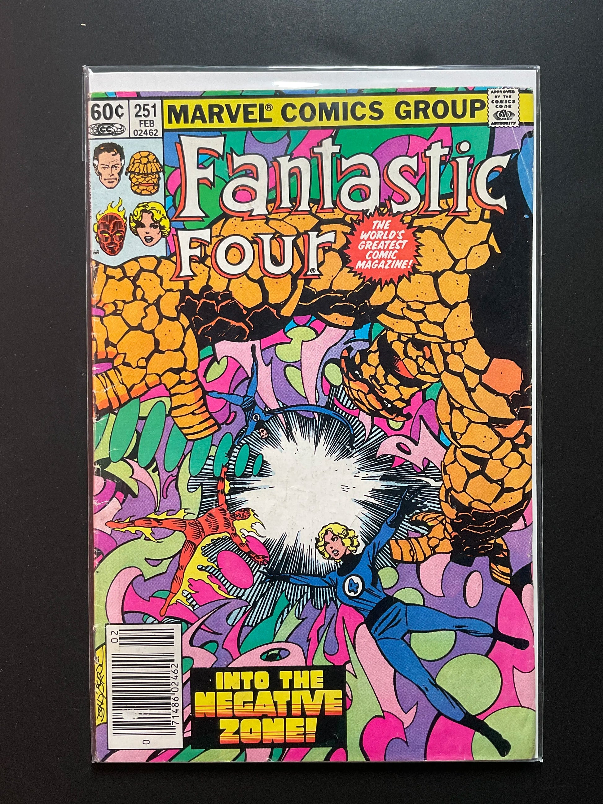 Fantastic Four 251 Marvel Comics Feb 1983 Into the Negative Zone - NS