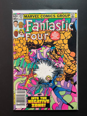 Fantastic Four 251 Marvel Comics Feb 1983 Into the Negative Zone - NS