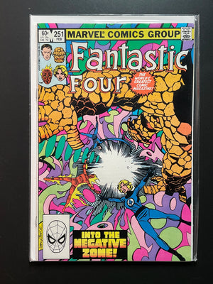 Fantastic Four 251 Marvel Comics 1983 Into the Negative Zone