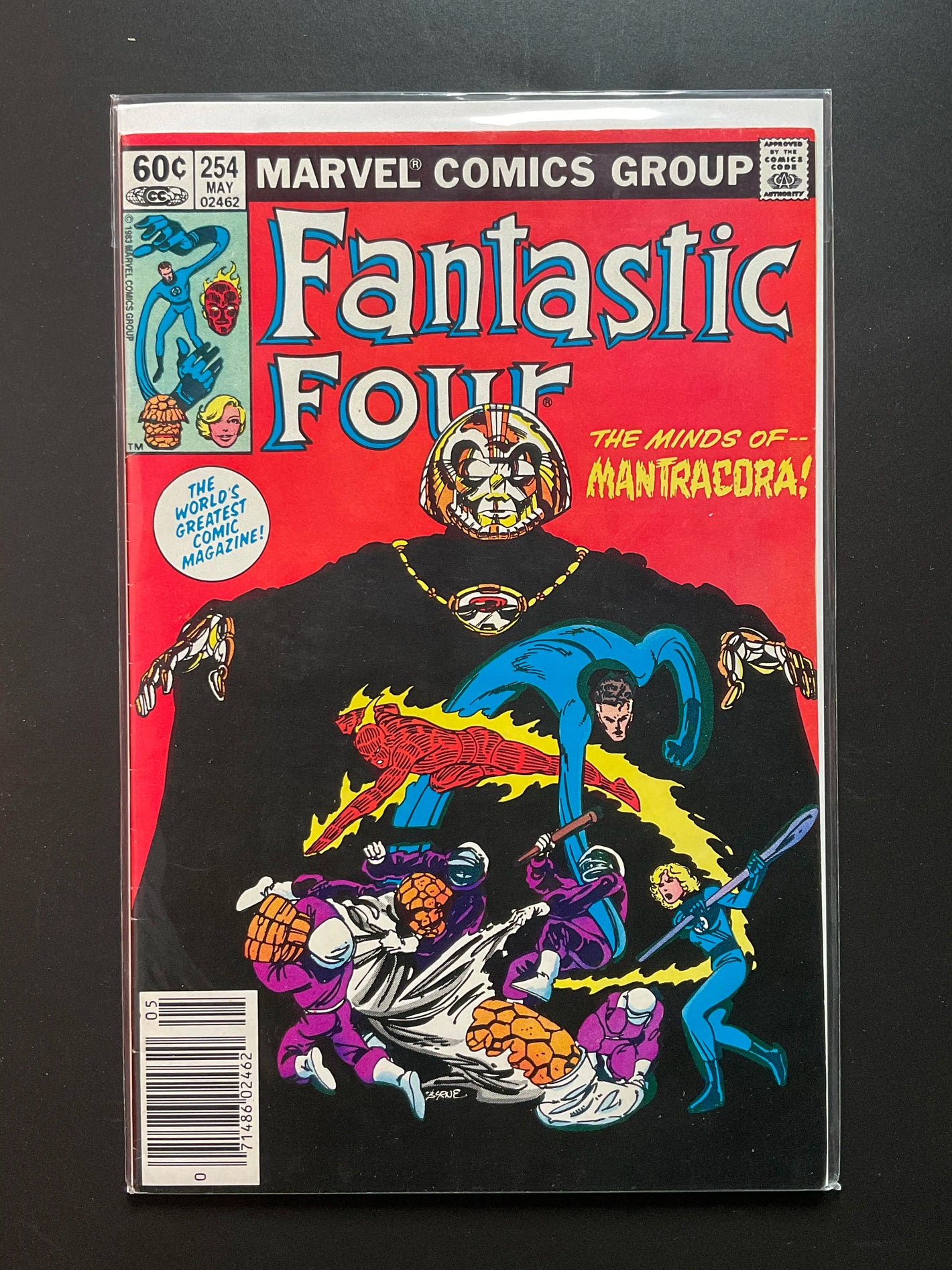 Fantastic Four 254 Marvel Comics May 1983 The Minds of Mantracora - NS