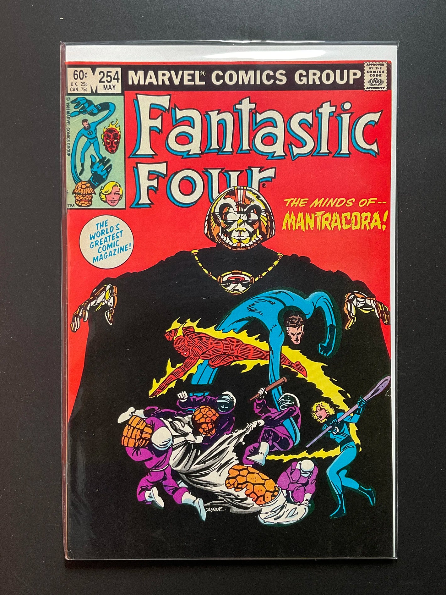 Fantastic Four 254 Marvel Comics May 1983 The Minds of Mantracora