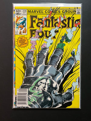 Fantastic Four 258 Marvel Comics 1983 Doctor Doom Cover