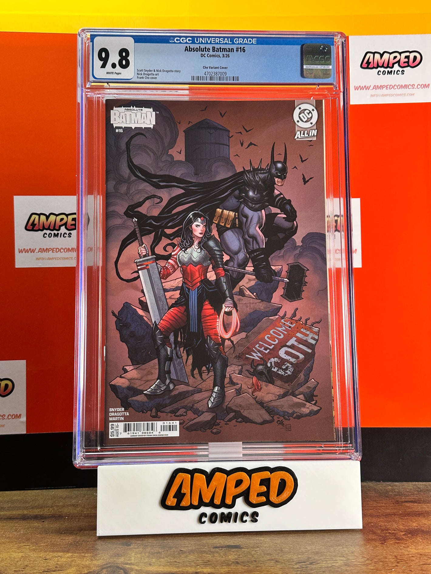 Absolute Batman 16 CGC 9.8 CHO Variant Cover DC Comics
