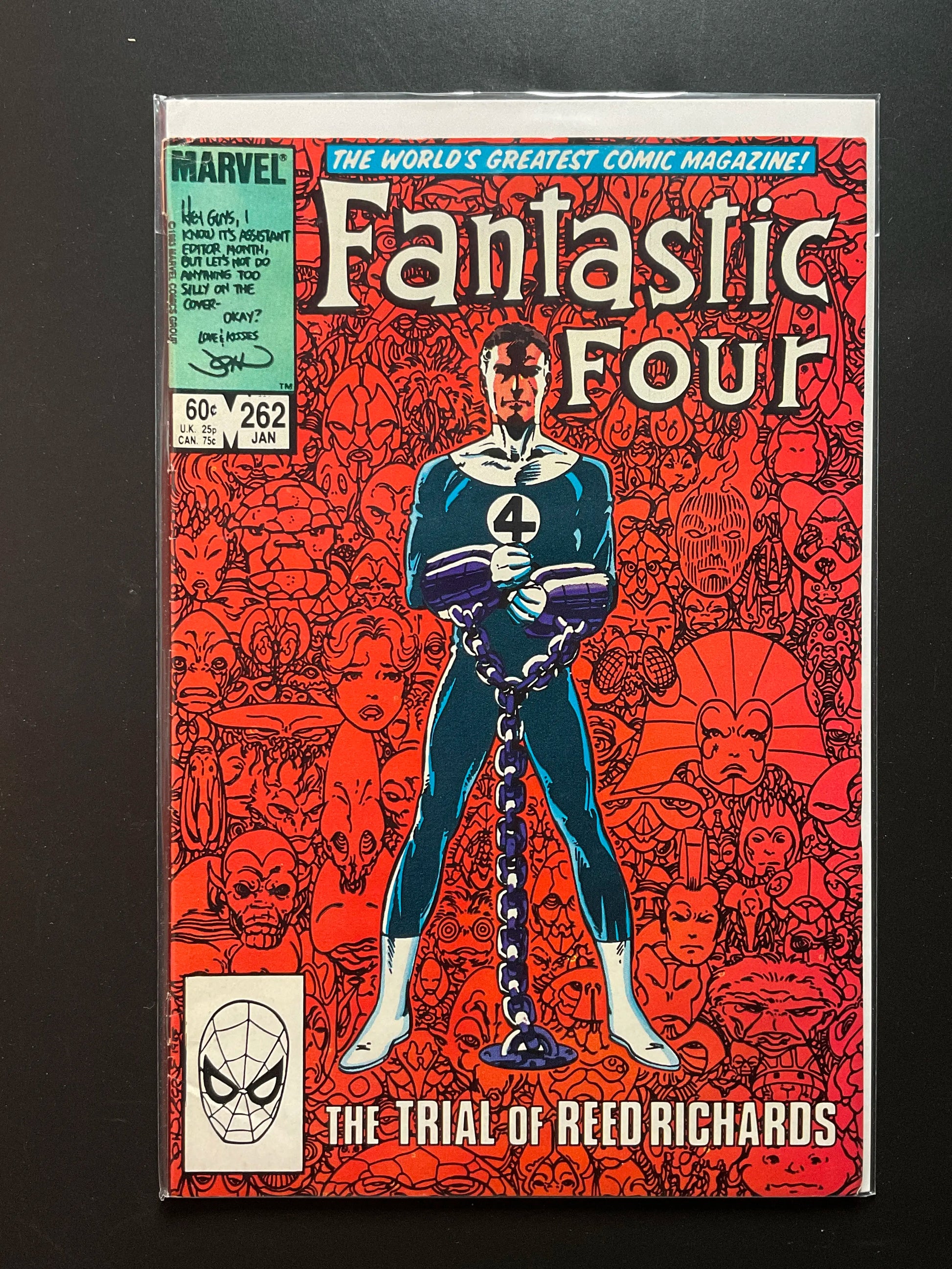 Fantastic Four 262 Marvel Comics Jan 1984 The Trial of Reed Richards