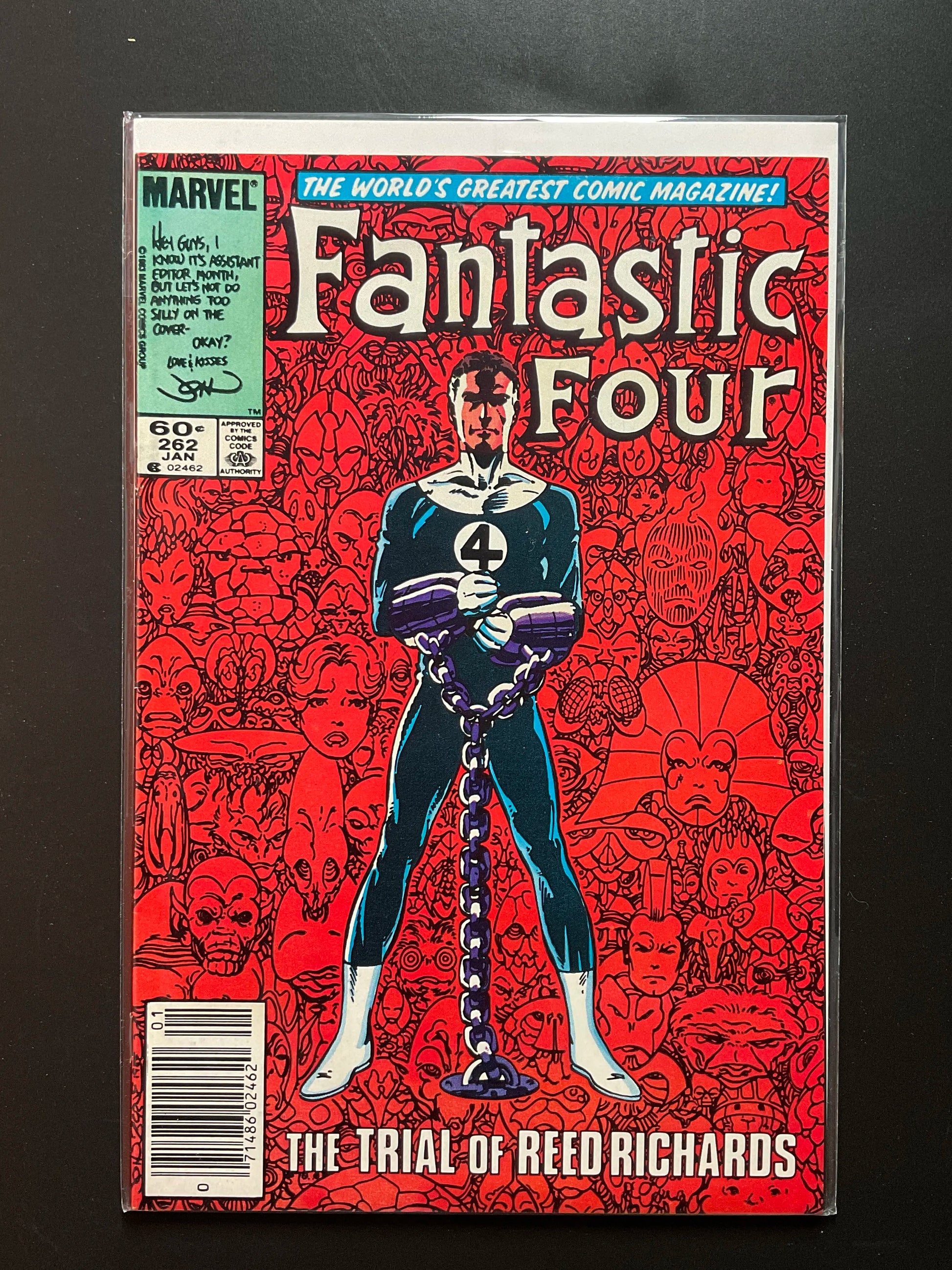 Fantastic Four 262 Marvel Comics January 1984 The Trial of Reed Richards - NS