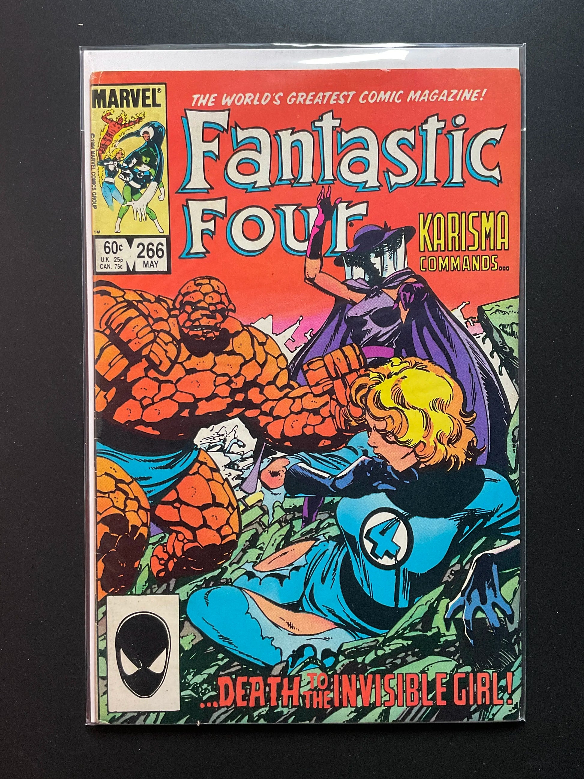 Fantastic Four 266 Marvel Comics May 1984 Karisma Appearance