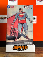 DC MARVEL SUPERMAN SPIDER-MAN #1 (ONE SHOT) CVR E OLIVIER COIPEL CARD STOCK VAR
