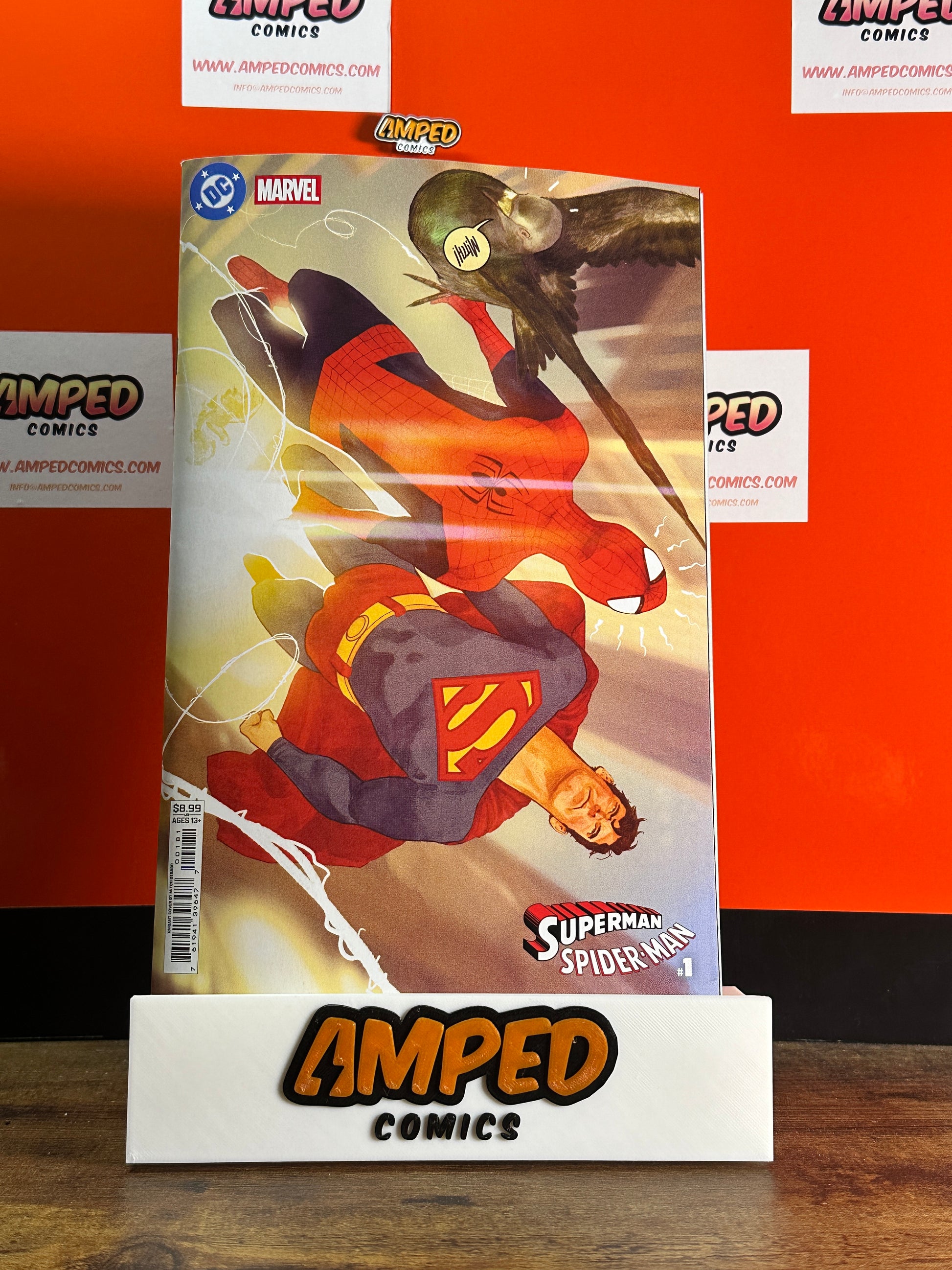 DC MARVEL SUPERMAN SPIDER-MAN #1 (ONE SHOT) CVR H MITCH GERADS CARD STOCK VAR