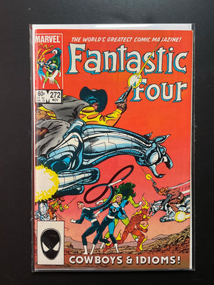Fantastic Four 272 Marvel Comics Nov 1984 Cowboys Idioms