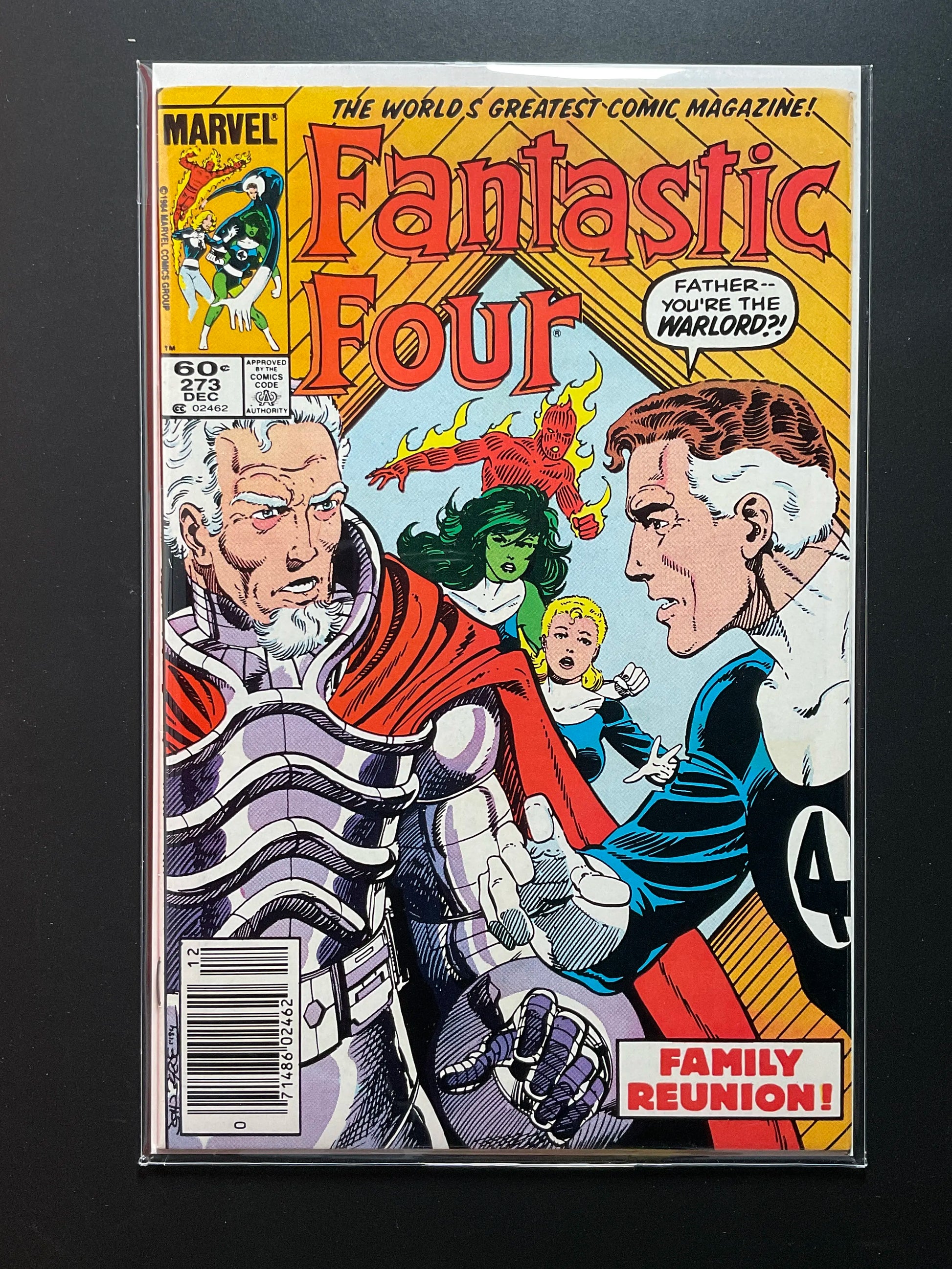 Fantastic Four 273 Marvel Comics Dec 1984 Family Reunion - NS