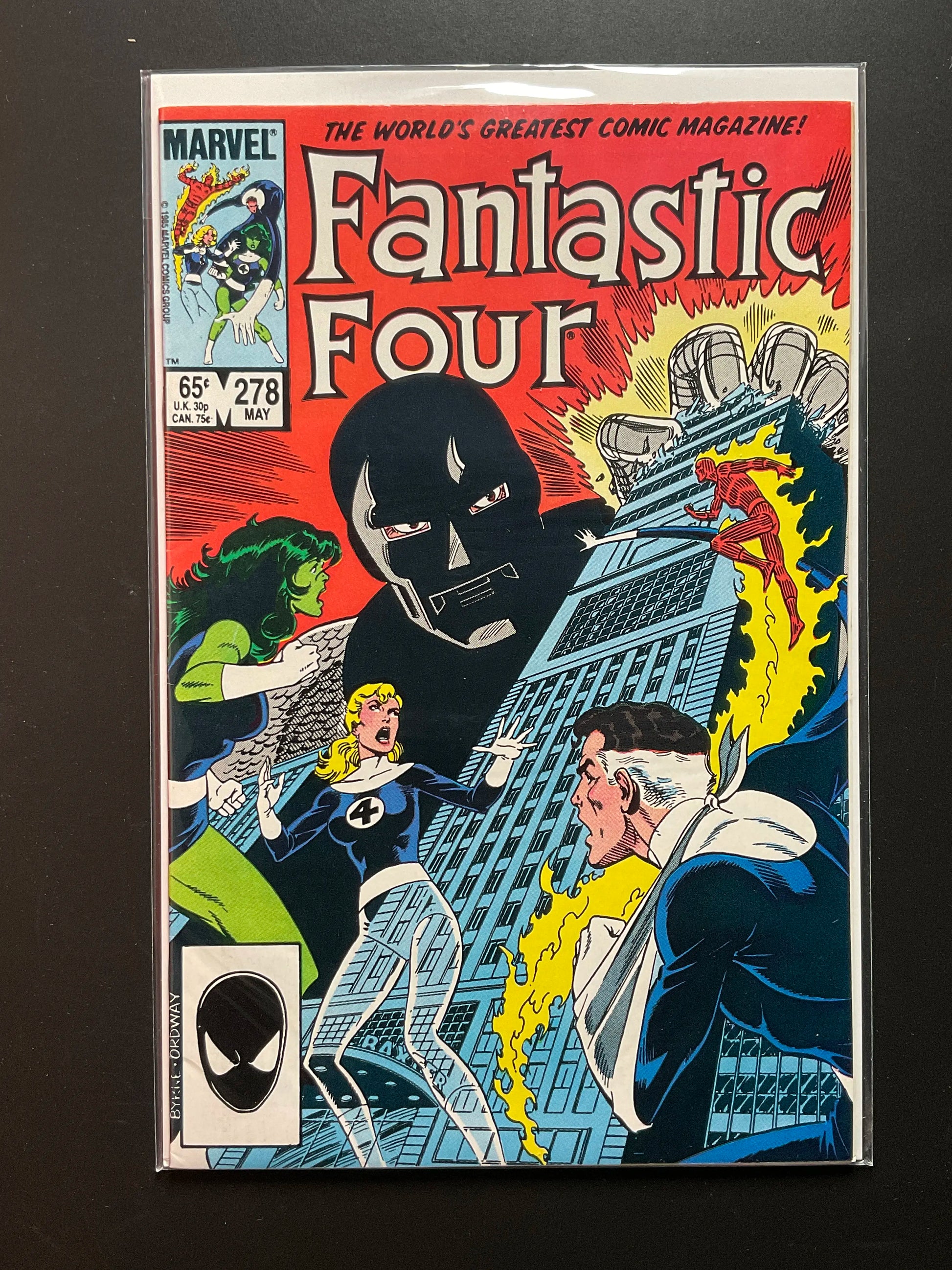 Fantastic Four 278 Marvel Comics May 1985 Doctor Doom Cover - C