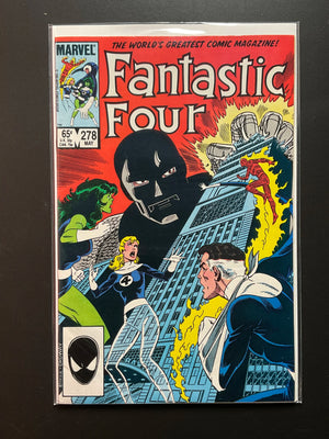 Fantastic Four 278 Marvel Comics May 1985 Doctor Doom Cover - C