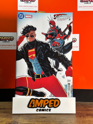 DC MARVEL SUPERMAN SPIDER-MAN #1 JEFF SPOKES SUPERBOY 90S & SPIDER-PUNK VARIANT