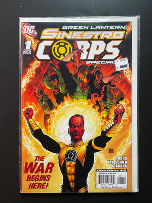 Green Lantern Sinestro Corps Special 1 DC Comics Aug 2007