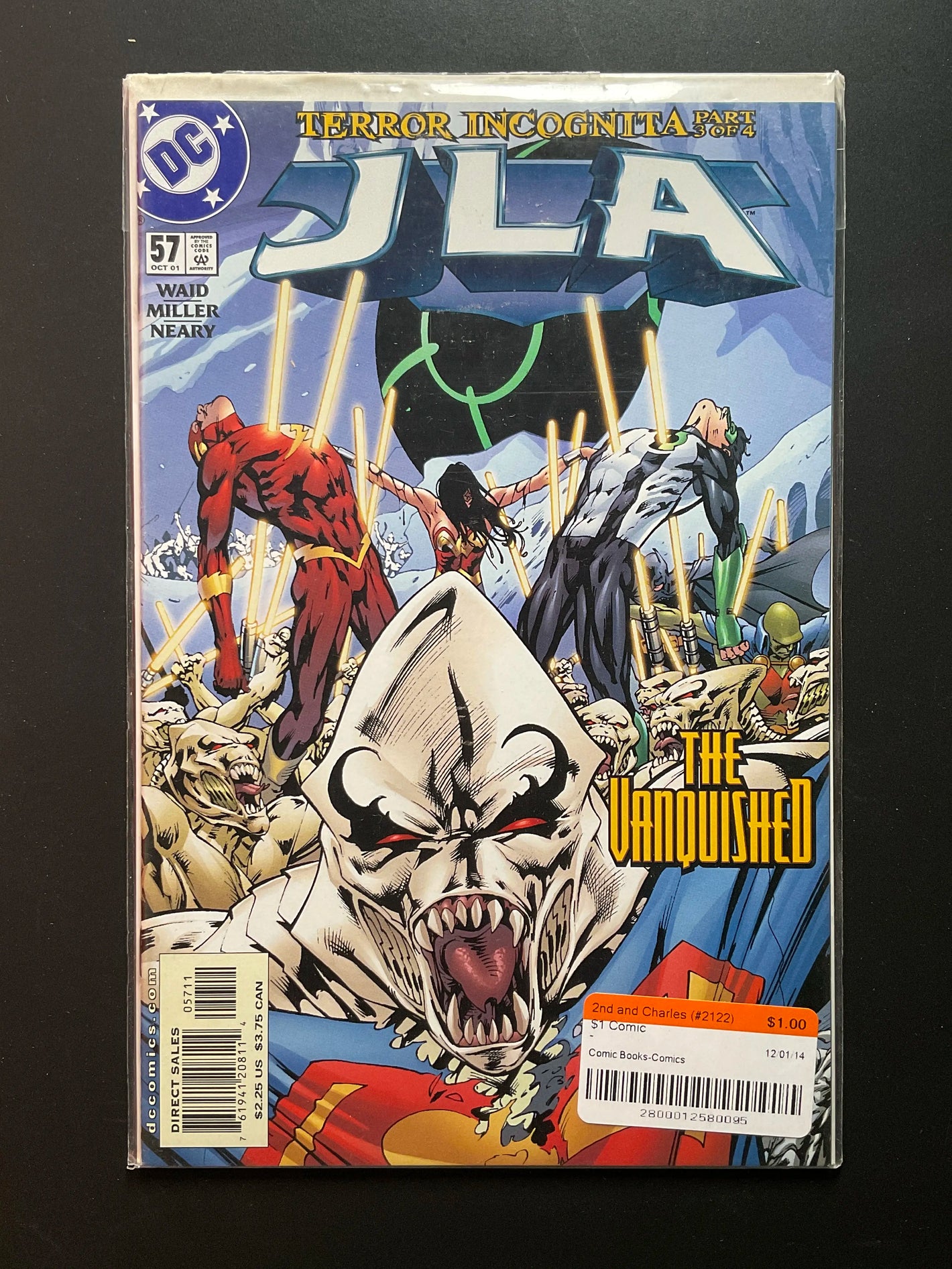 JLA 57 DC Comics Oct 2001 Terror Incognita Part 3 of 4