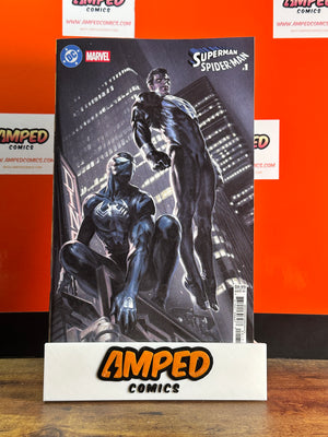 DC MARVEL SUPERMAN SPIDER-MAN #1 GABRIELE DELL OTTO SUPERMAN BLACK & SPIDER-MAN 
