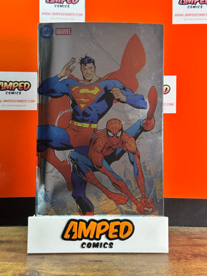 DC MARVEL SUPERMAN SPIDER-MAN #1 (ONE SHOT) CVR Y JORGE JIMENEZ FOIL VARIANT