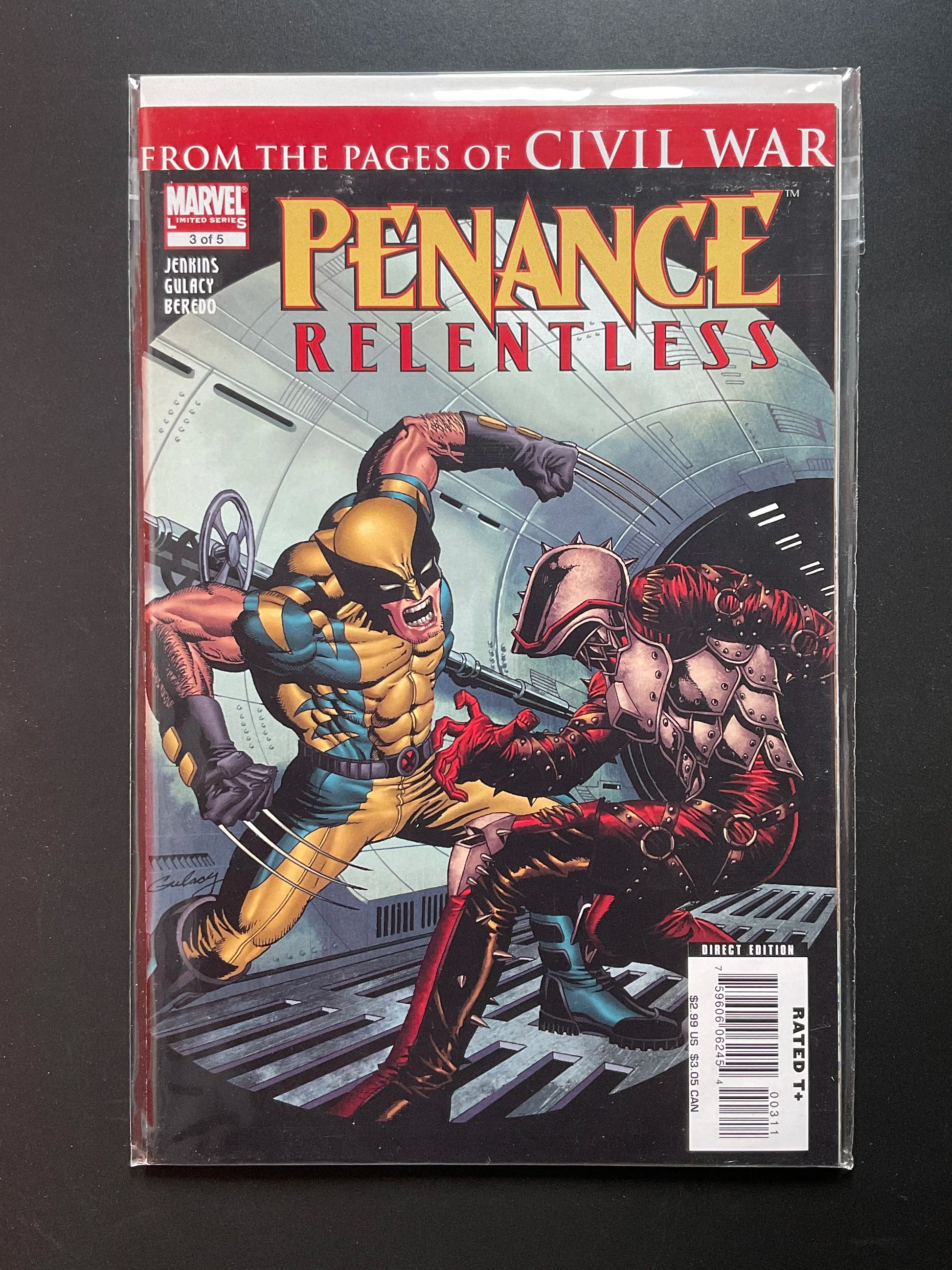 Penance Relentless 3 of 5 (Marvel, 2007) Civil War Tie-In
