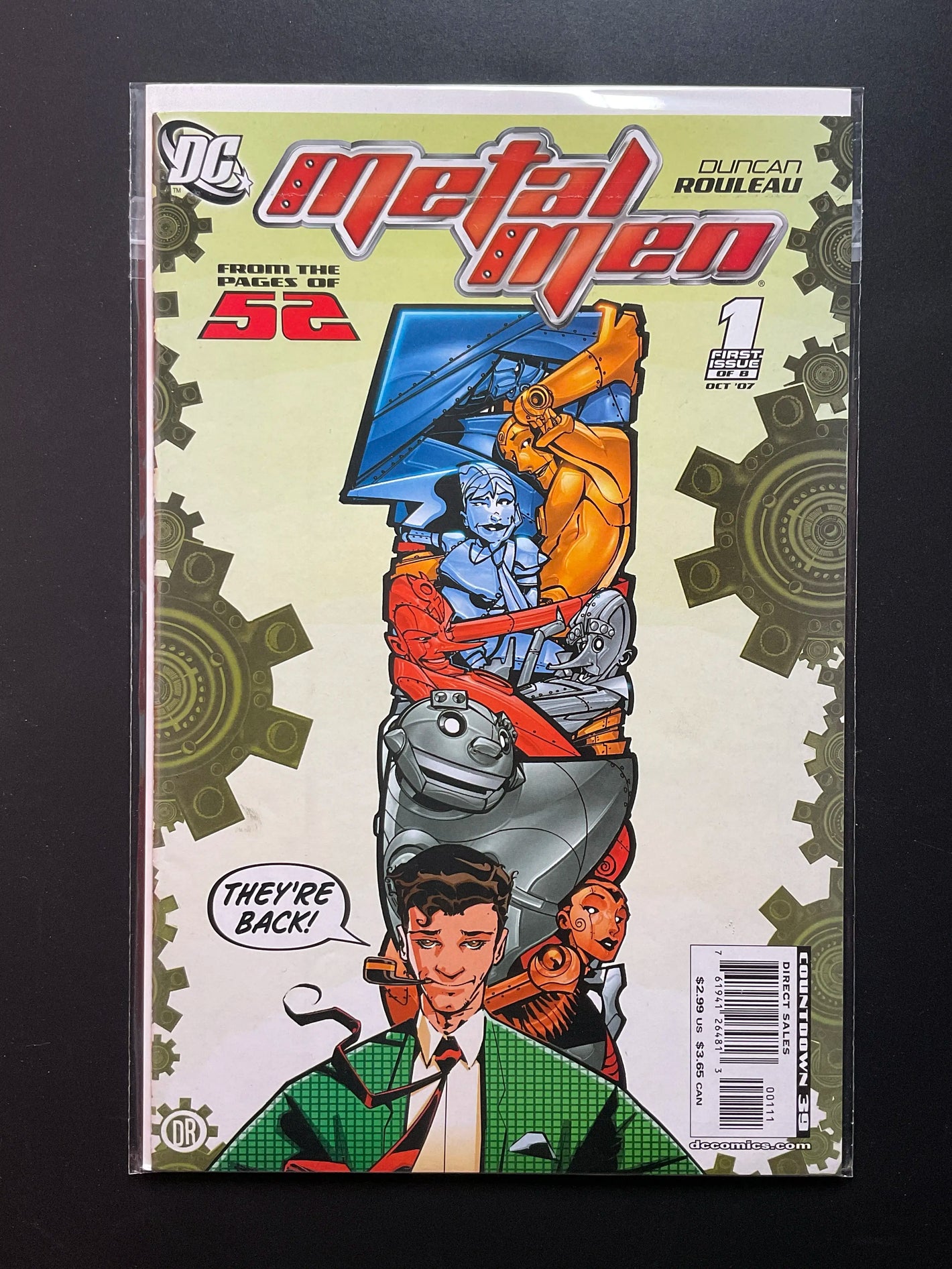 Metal Men 1 (Oct 2007) DC Comics - Duncan Rouleau
