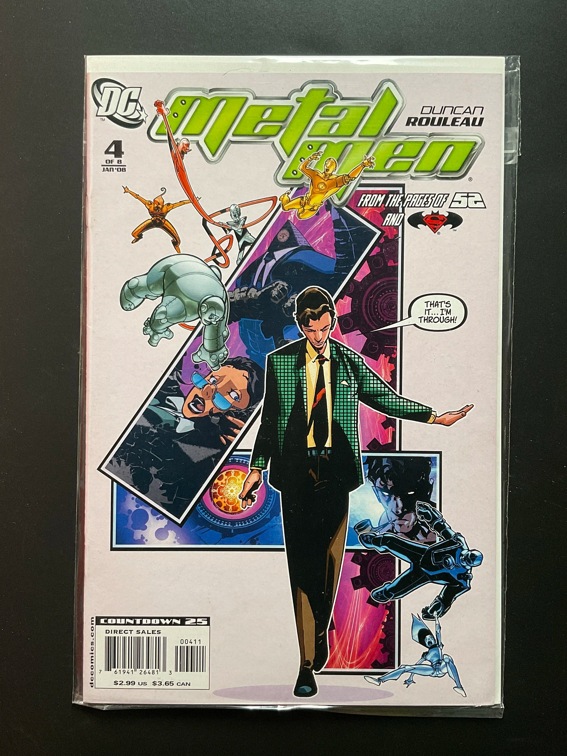 Metal Men 4 (2008) DC Comics by Duncan Rouleau
