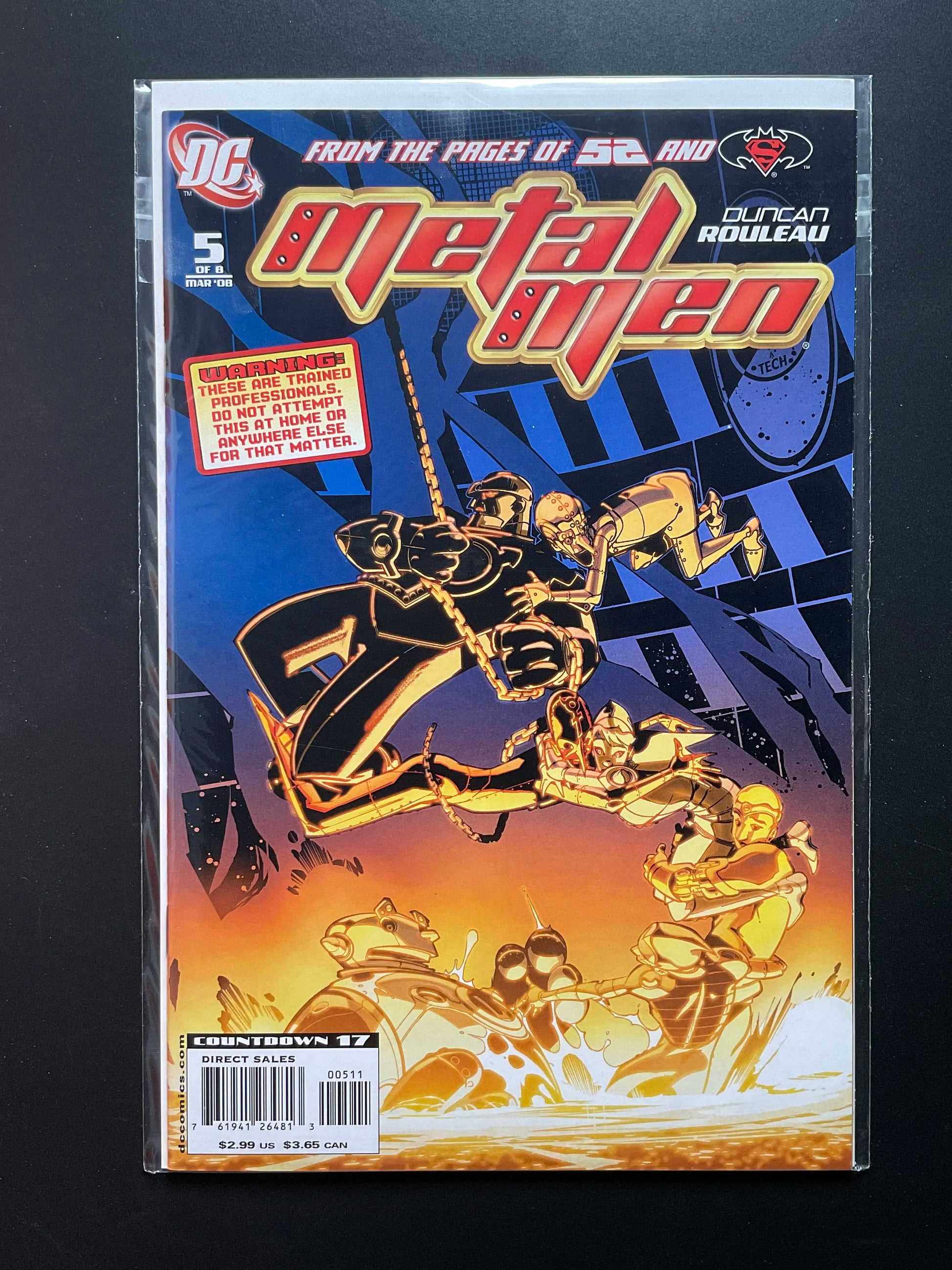 Metal Men 5 (of 8) DC Comics March 2008 Duncan Rouleau