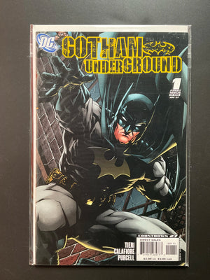Gotham Underground 1 (Dec 2007) DC Comics - Batman Cover