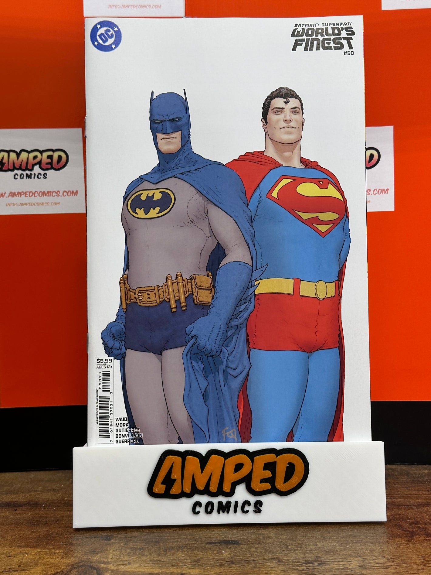 BATMAN SUPERMAN WORLDS FINEST #50 CVR B FRANK QUITELY CARD STOCK VAR
