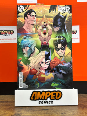 BATMAN SUPERMAN WORLDS FINEST #50 CVR H VASCO GEORGIEV THINGS TO COME CARD STOCK